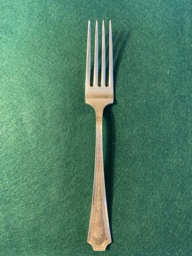 10 Gorham Sterling Silver Dinner Forks 7¾” Monogram M Heavy 70g Each Vintage