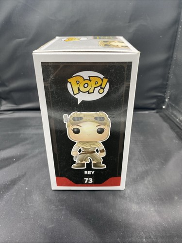 New! Star Wars Rey Funko Pop Vinyl! #73  Hot Topic Exclusive! New VGC! T1597 - Picture 4 of 6