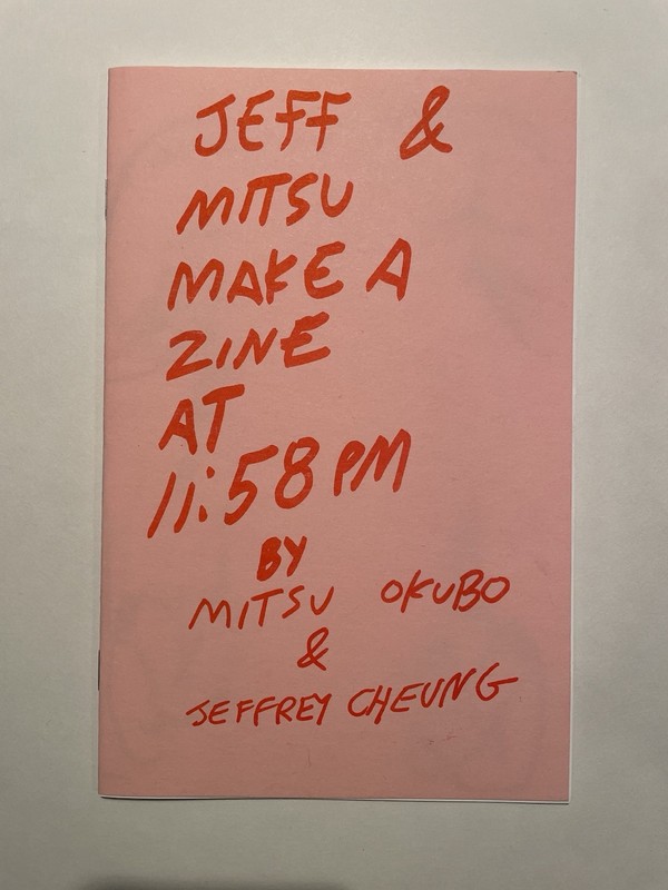 Jeffrey Cheung Zine Mitsubishi Okubo 1st Ed. RARE 2024 Unity Press Art Trans Gay