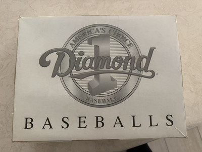 Diamond Dll-1 Little League Leather Baseballs 12 Ball Pack New In Box