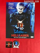 Clive Barker autographed signed Hellraiser 11x14 photo Pinhead Beckett horror