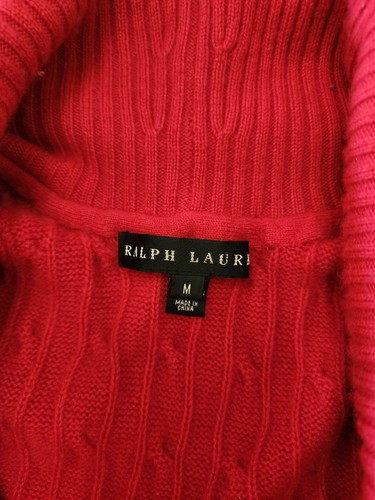 RAREST Ralph Lauren Black Label 100% Cashmere Sleeveless Shawl Long Sweater M - Picture 3 of 8