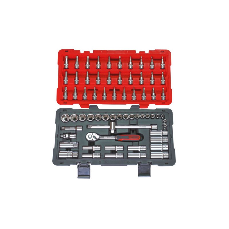 Coffret cliquet Ultimate KS Tools 3/8'' en acier chrome-vanadium 66 pièces