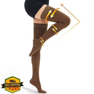 beister Compression Stockings Brown L