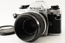 N MINT Nikon FG-20 35mm SLR Film Camera Micro-NIKKOR-P Auto 55mm f/3.5 JAPAN