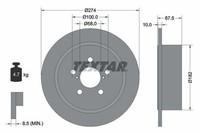 2 X Bremsscheibe Textar 92167800 FüR Subaru Legacy IV