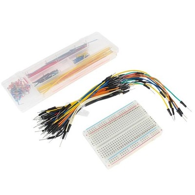 65PCS Breadboard Jumper Wires Kit 830 Tie Points + 140pcs Connecting Cables