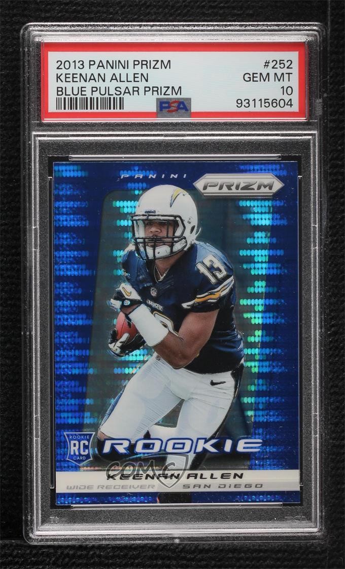 2013 Panini Prizm Rookie Wal-Mart Blue Pulsar Keenan Allen PSA 10 GEM MT 8uc