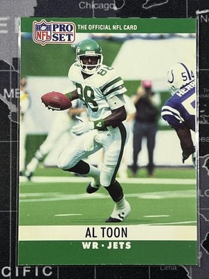 Al Toon New York Jets 1990 Pro Set #240 Wisconsin Badgers New York Jets NFL J49