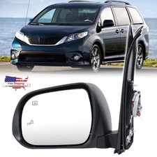 Mirror Driver Left Side Heated Hand for Toyota Sienna 2013-2016 2017 8794008113