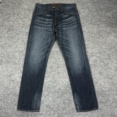 Agave Jeans Mens 36x34 Denim Rocker Classic Taper USA Made Oak Beach Medium Wash