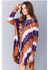 SHOW ME YOUR MUMU | MELLOW Tiger Eye Tie Dye Will Tunic Women’s Size Small