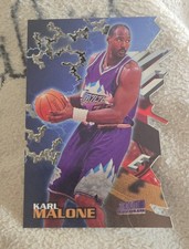 1997-98 Topps Stadium Club - Triumvirate Karl Malone #T14A Luminous Die Cut