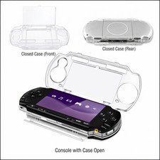 Clear Hard Case Cover for PSP 2000 3000 Protective Shell Screen Protector Gaming