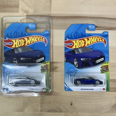 Hot Wheels 2019 Audi R8 Spyder SUPER TREASURE HUNT + Regular!!!   