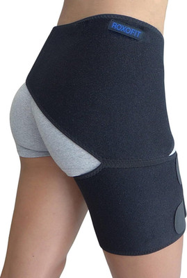 Adjustable Hip Thigh Compression Brace Wrap Support Sleeve for Men Women Unisex