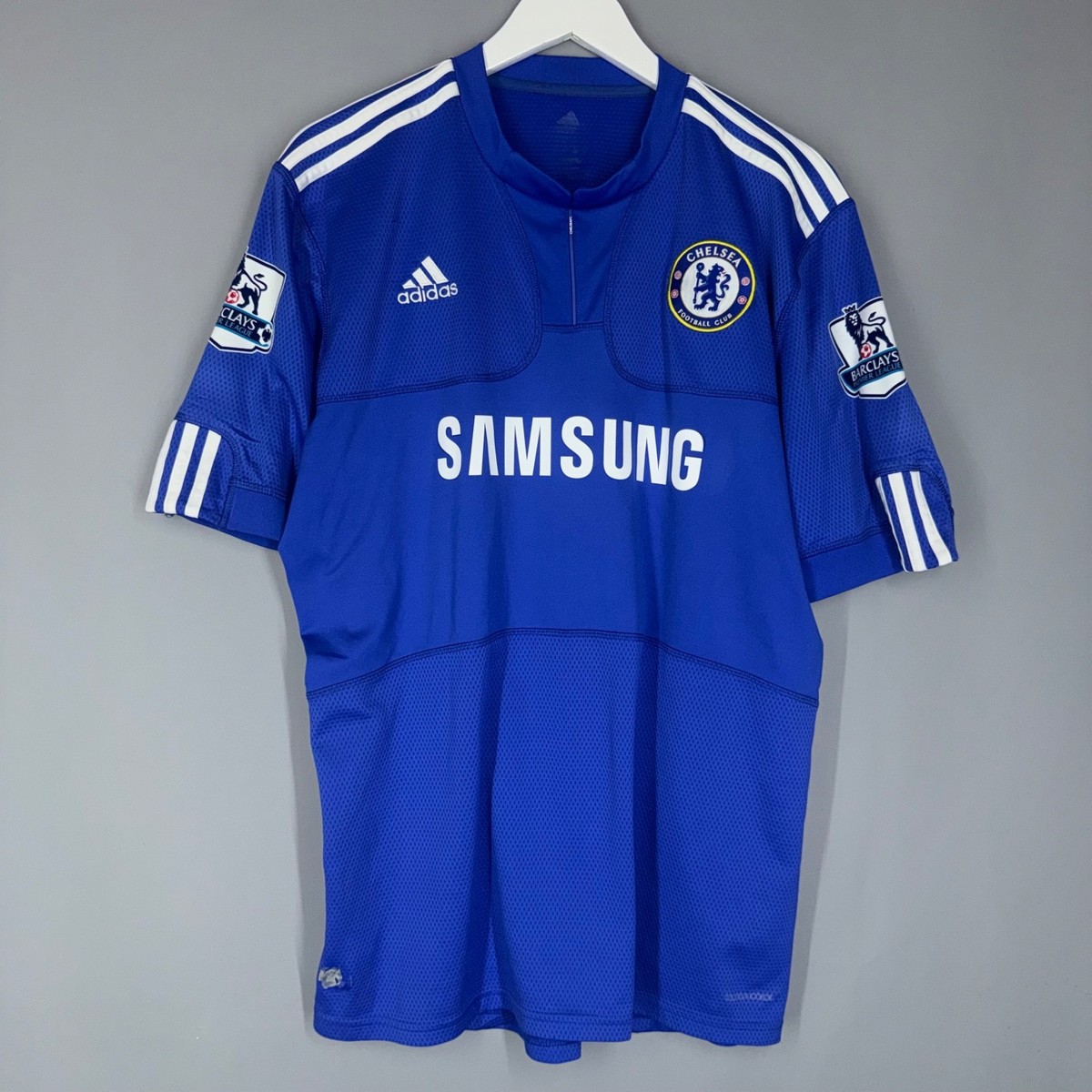 CHELSEA 2009/2010 HOME FOOTBALL SHIRT JERSEY ADIDAS SIZE L ADULT