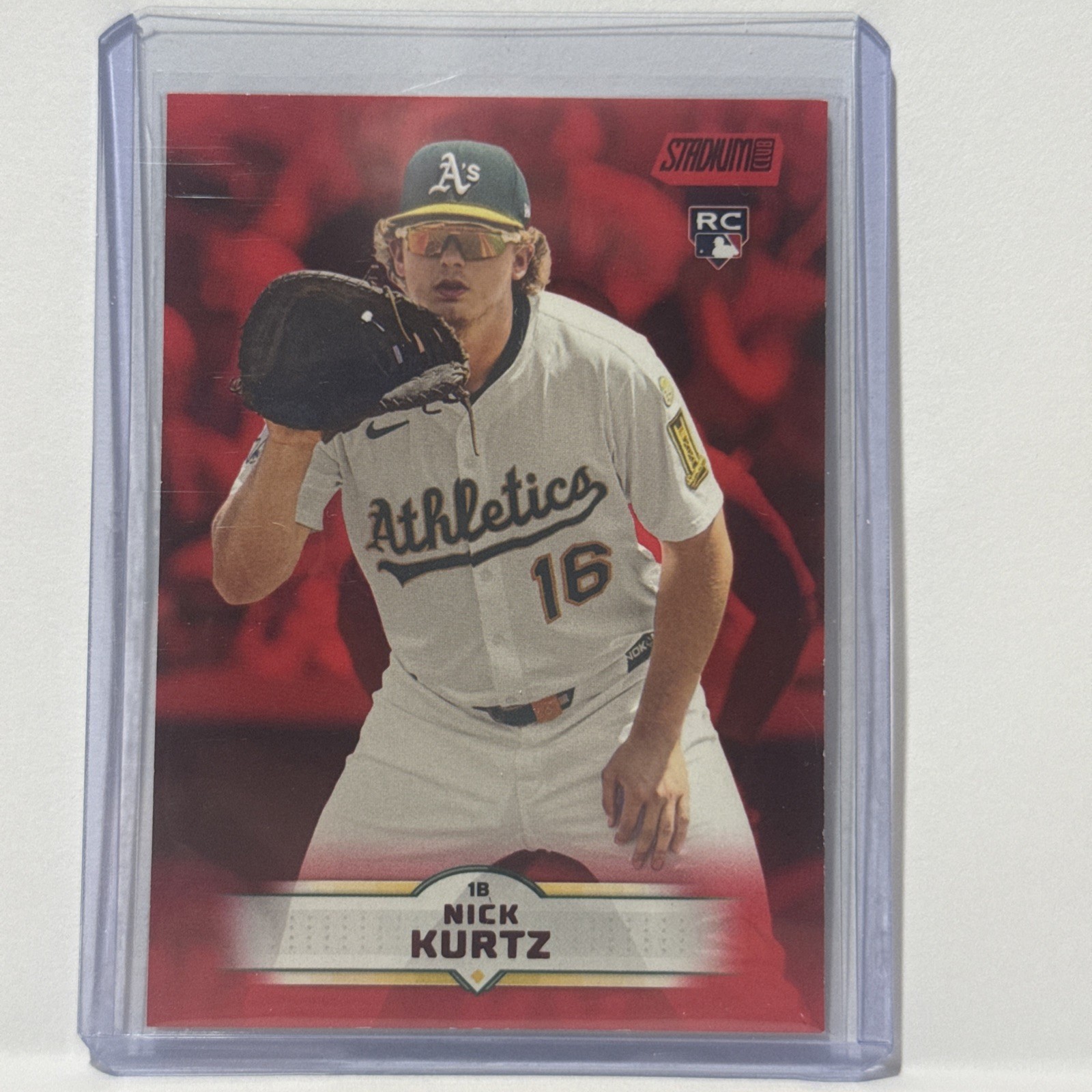 2025 Topps Stadium Club - Nick Kurtz #9 Red Foil (RC)