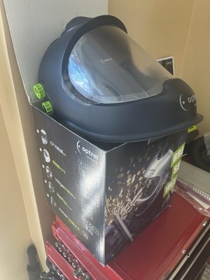 Optrel e3000X  Helmet Black Battery Powered with Respirator  *no auto dark*
