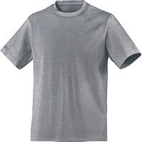 Jako Damen Classic T-Shirt Kurzarmshirt Oberteil, Grau Meliert, 34