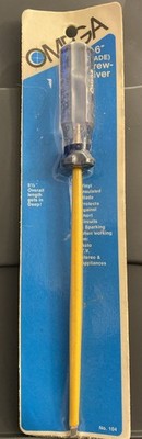 Vintage OMEGA Insulated Screwdriver 9 1/2 Long Brand New