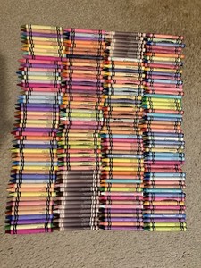 200pc-Rare Vintage and Retired Crayola Crayons Lot Binney Smith Colors Dandelion