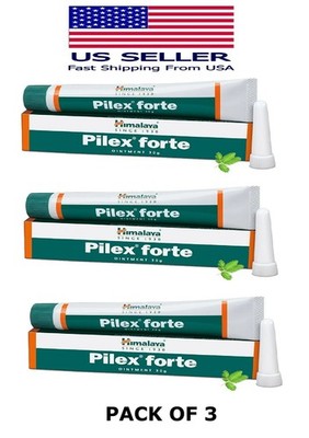 Pilex forte Ointment Himalaya 30g USA Seller Free Shipping (Pack of 3)