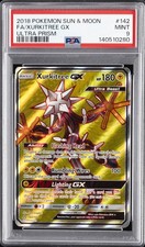 2018 POKEMON SUN & MOON ULTRA PRISM #142 FULL ART/XURKITREE GX PSA 9 on eBay