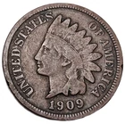 1909 INDIAN CENT GOOD+ FREE USA SHIPPING!