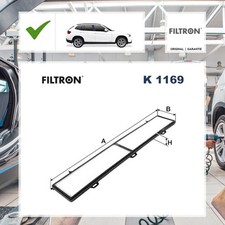 Filtron Filter, Innenraumluft BMW X1 (E84) xDrive 18 d