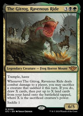 MTG The Gitrog, Ravenous Ride (206/469) Outlaws of Thunder Junction LP