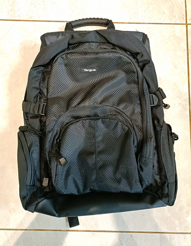 Targus Black Polyester Laptop Backpack. Size 15 inch laptop. Never used.