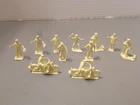 MARX GAS STATION PLAYSET FIGURES - 11 COUNT