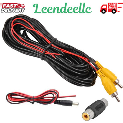 DALLUX Backup Camera RCA Video Cable,Car Reverse Rear View Camera Detection Wire