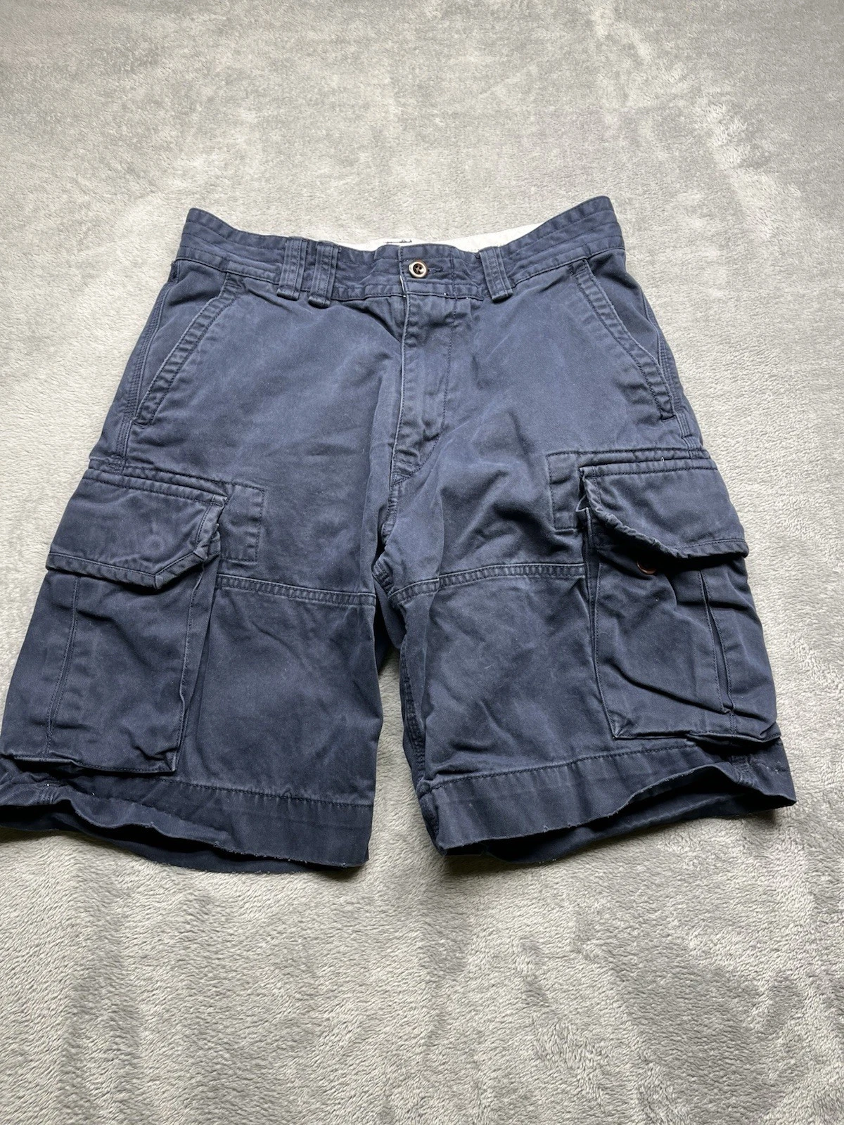 Polo Ralph Lauren Classic Cargo Shorts Men’s Size 32 Navy Blue Cotton