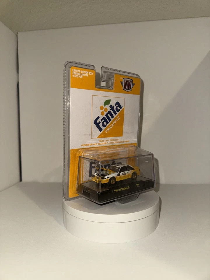 M2 Machines Fanta Pineapple 1988 Ford Mustang GT  - Image 2 of 4