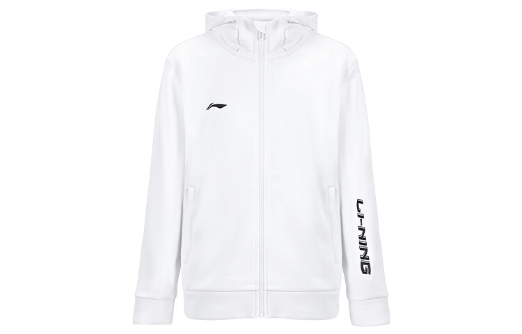 Толстовка с капюшоном и длинным рукавом с принтом логотипа Li-Ning