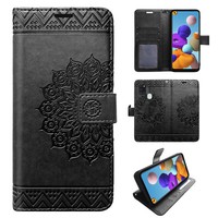 Handy Tasche FüR Samsung Galaxy A21S HüLle Case Tpu Schutz Schale Etui BuchhüLle