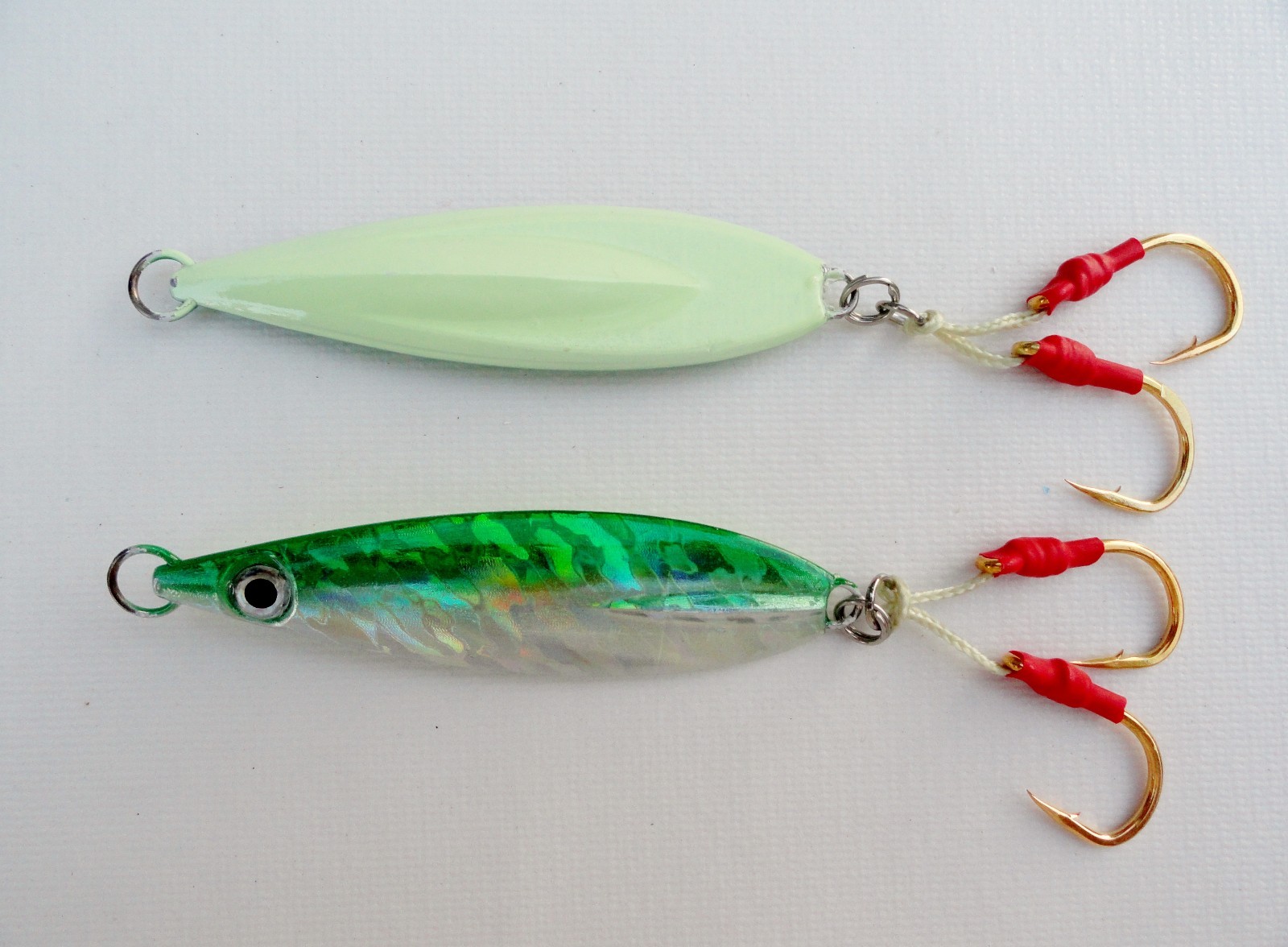 set of 4 fall flat keel jig 80gr (2.8oz) Vertical Speed Knife Saltwater Lures - Image 3