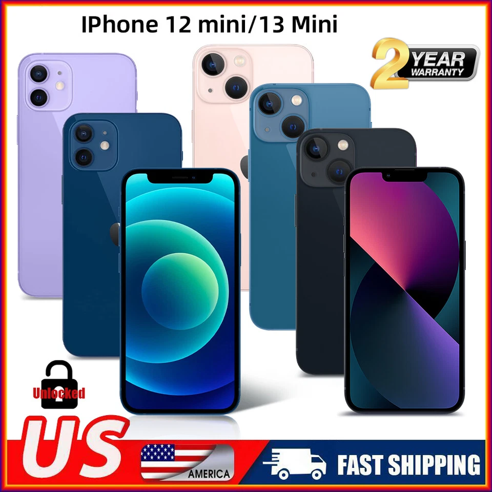 New Sealed Apple iPhone 13 Mini/12 Mini Factory Unlocked 256GB/128GB ALL Carrier - Image 3 of 4