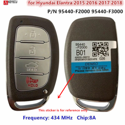 #ad for Hyundai Elantra 2015 2016 2017 2018 Smart Key Keyless Remote Fob 95440 F2000 $25.87
