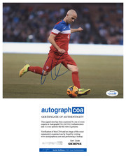 Michael Bradley signed photo 8x10 ACOA autographed US men's soccer team