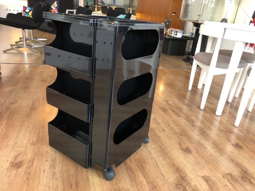 Joe Colombo Design Boby Rollcontainer Trolley schwarz - Bild 6 von 8