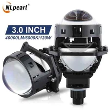2pcs Bi LED Projector Lenses 3Inch For Headlight Halo Lights For H4 H7 9005 9006