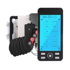 Tens Unit Machine Pulse Massager for Pain Relief, 24 Massage Modes, Rechargea...