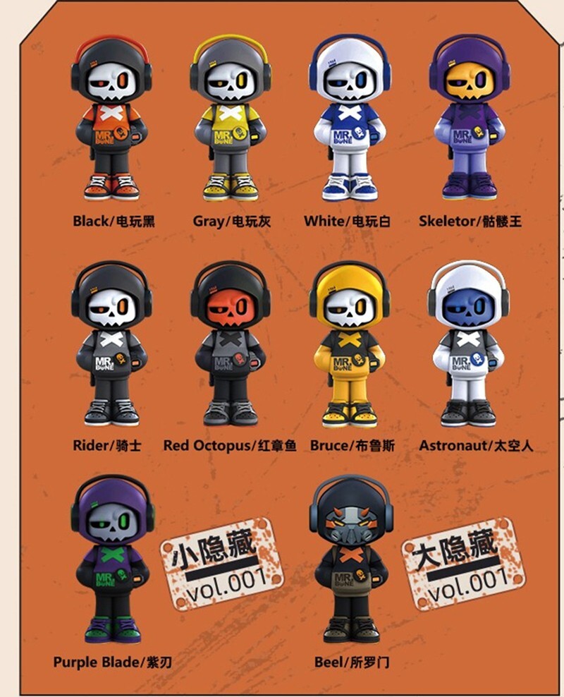 Mr.Bone フィギュア MR.BONE Mini Series 1 Rider – TOYSEZ