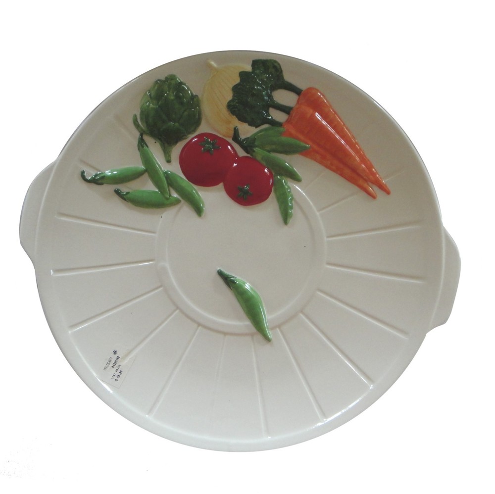 Pfaltzgraff Farmers Market 17-Inch Stoneware Chop Plate  