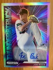 2021 Panini Prizm Draft Picks JOE ROCK THUNDERSTRUCK AUTO SILVER PRIZM