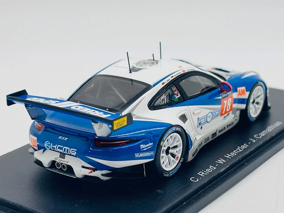 RARE ! SPARK S5140 PORSCHE 911 RSR KCMG n°78 Le Mans 2016 1.43 - Photo 2/4