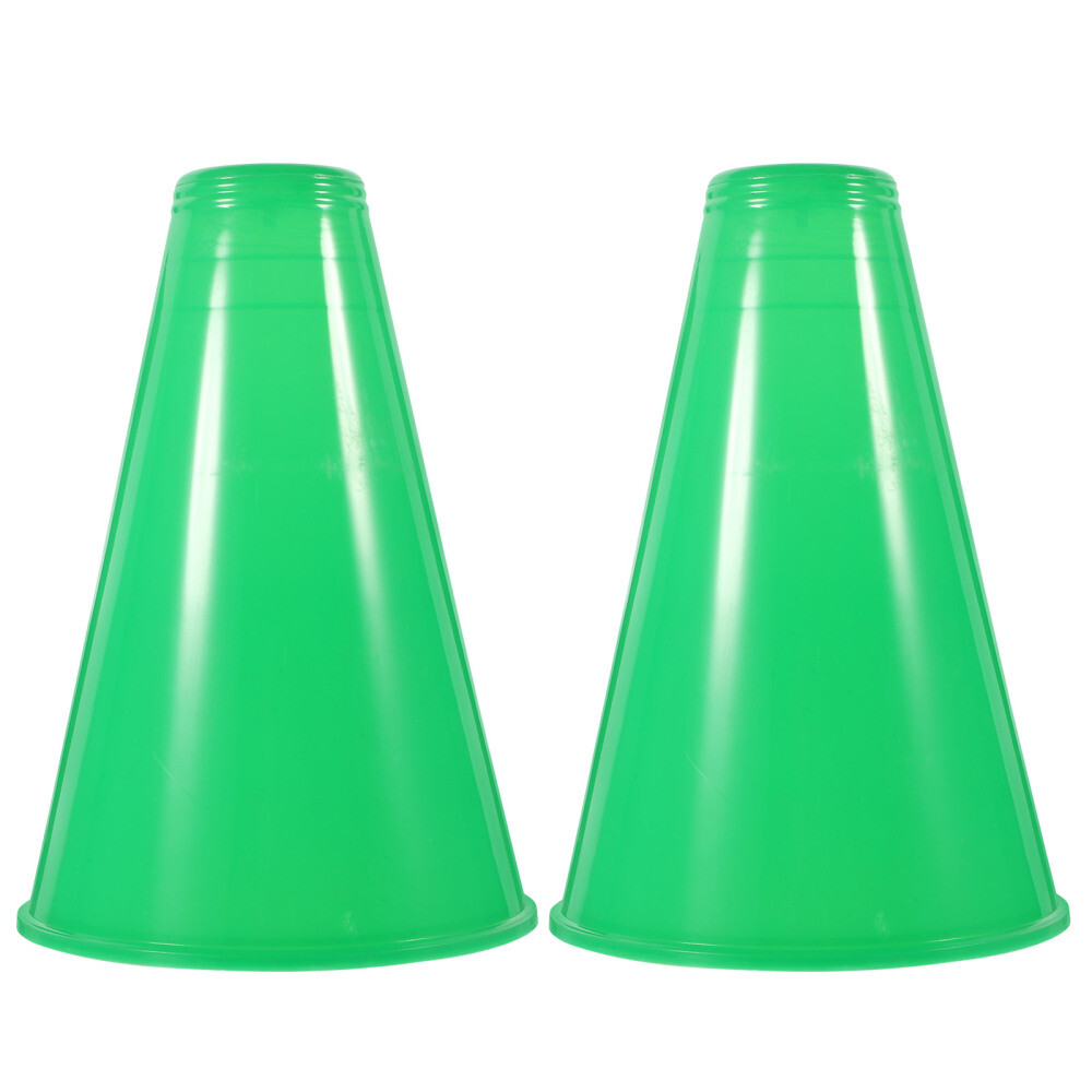 2PCS Plastic Megaphones Party Sports Matches Outdoor Activities
